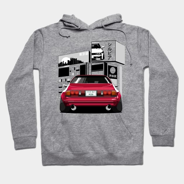 Mazda RX7 FC3S Hoodie by racingfactory